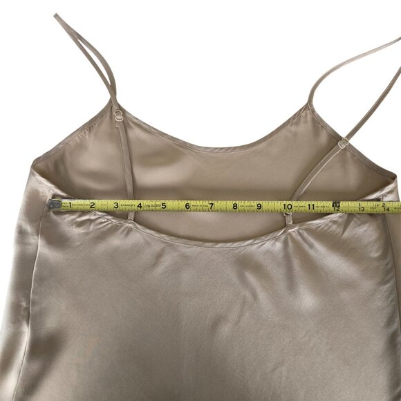 Natori M Pure Silk Slip Dress Teddy Chemise Nightgown Bias Cut EUC - Picture 10 of 11